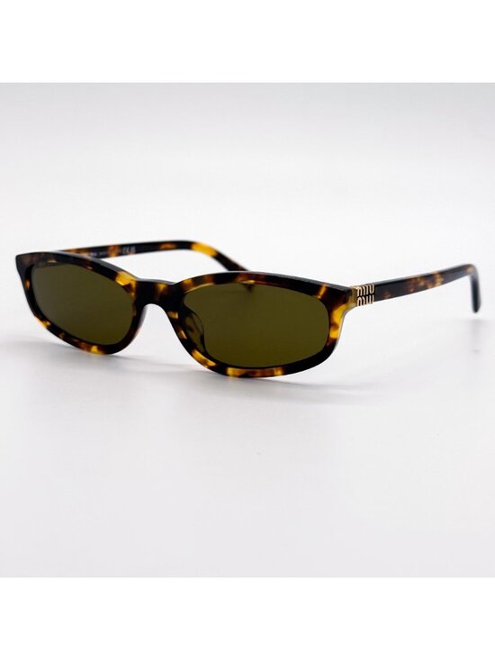 NEW MIU MIU SUNGLASSES MUA06S 14L09Z WOMEN HAVANA MU A06S, SMU A06 EYEWEAR main image 9